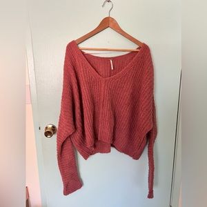 Free People Dusty Rose Sweater